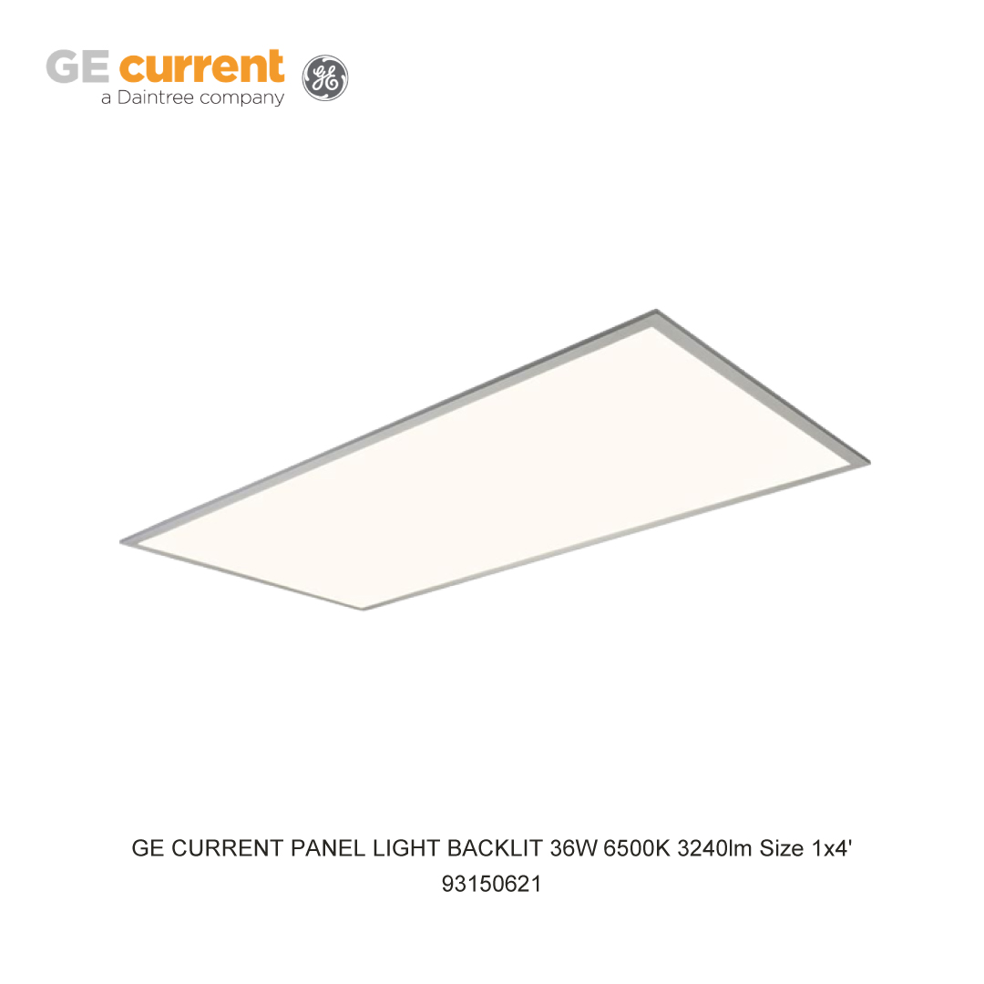 GE CURRENT PANEL LIGHT BACKLIT 36W 6500K 3240lm Size 1x4'