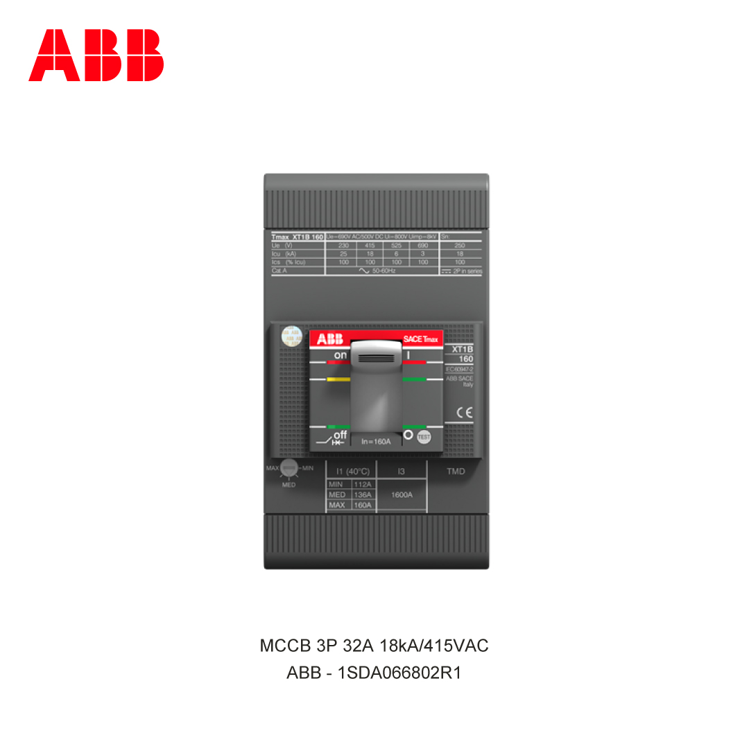 MCCB 3P 32A 18kA/415VAC