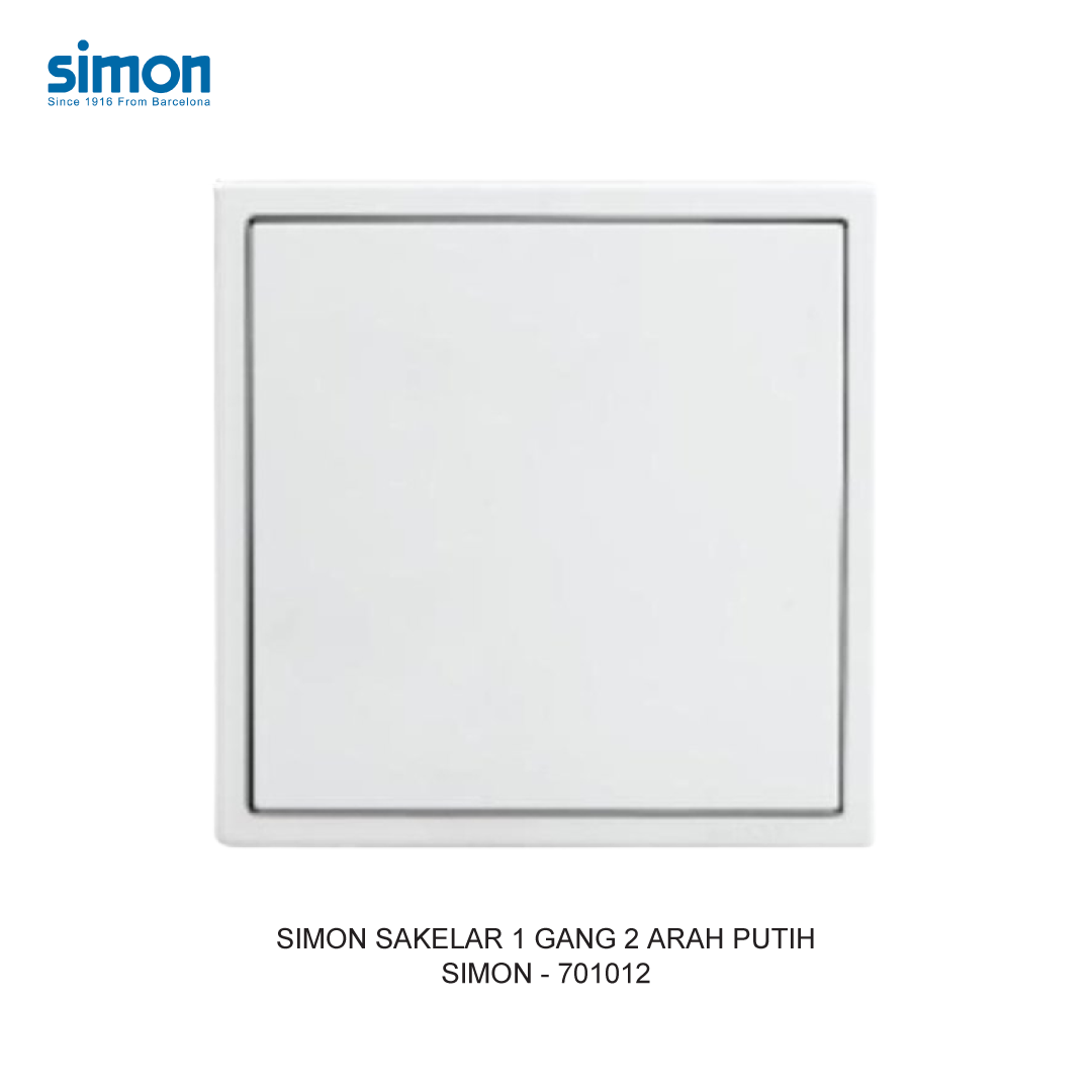 SIMON i7 1 GANG 2 WAY SWITCH MODULE WHITE