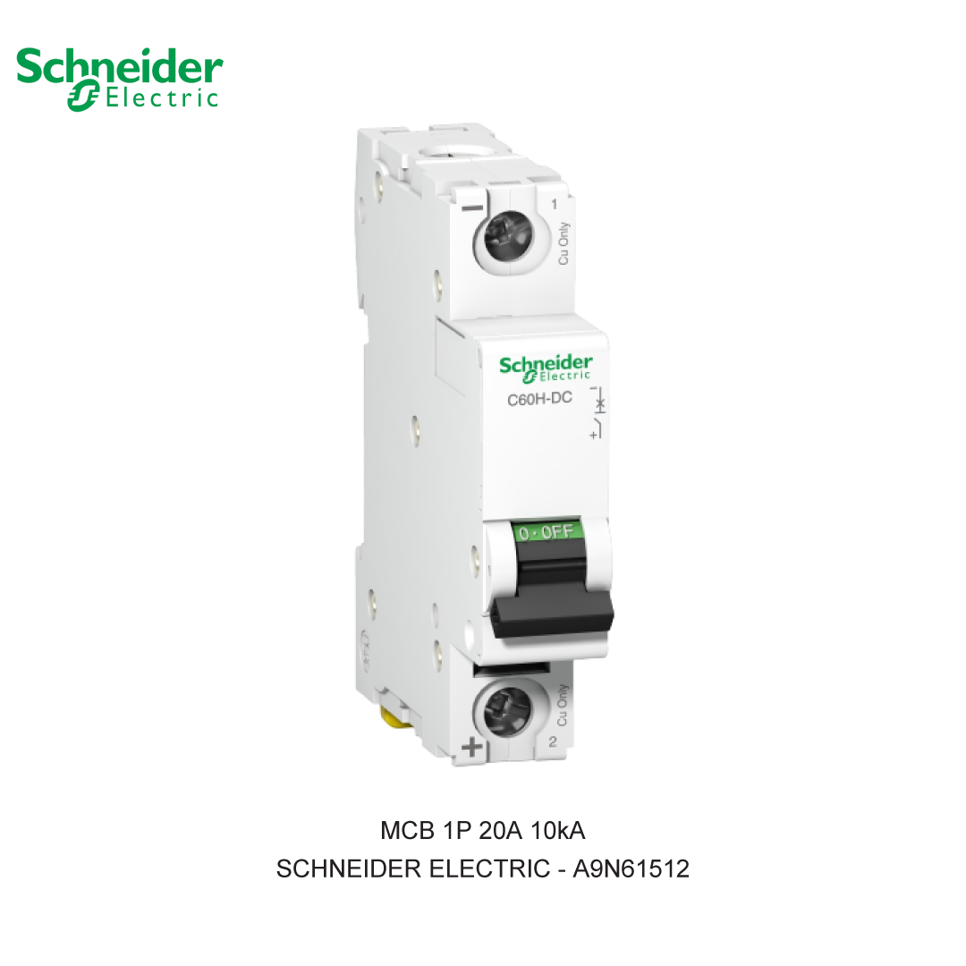 MCB C60H-DC 1P 20A 10kA KURVA C