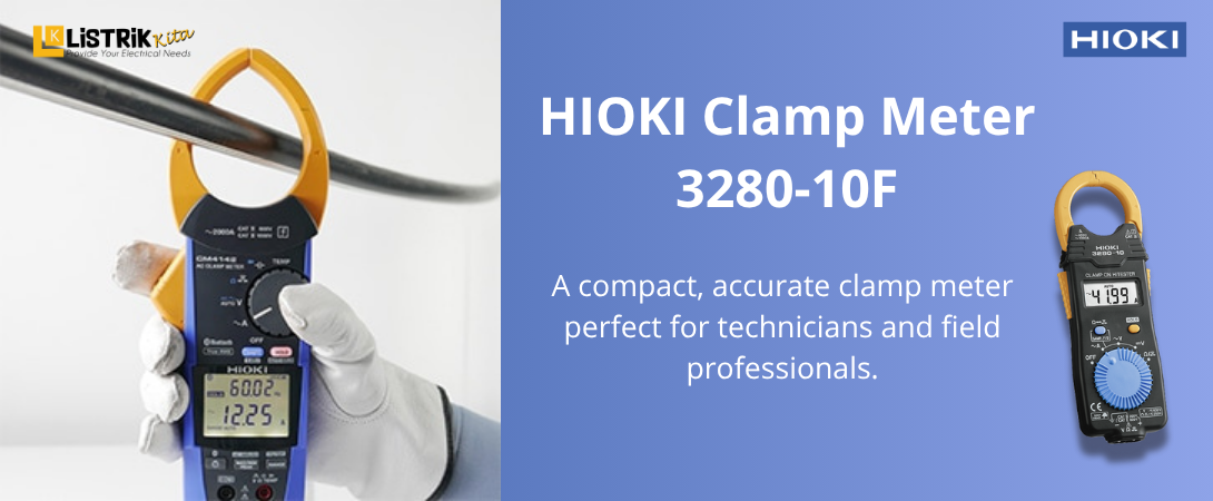 Hioki Clamp Meter 3280-10F: Compact & Professional