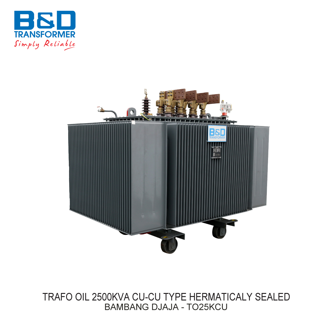 TRAFO OIL 2500KVA CU-CU TYPE HERMATICALY SEALED B&D