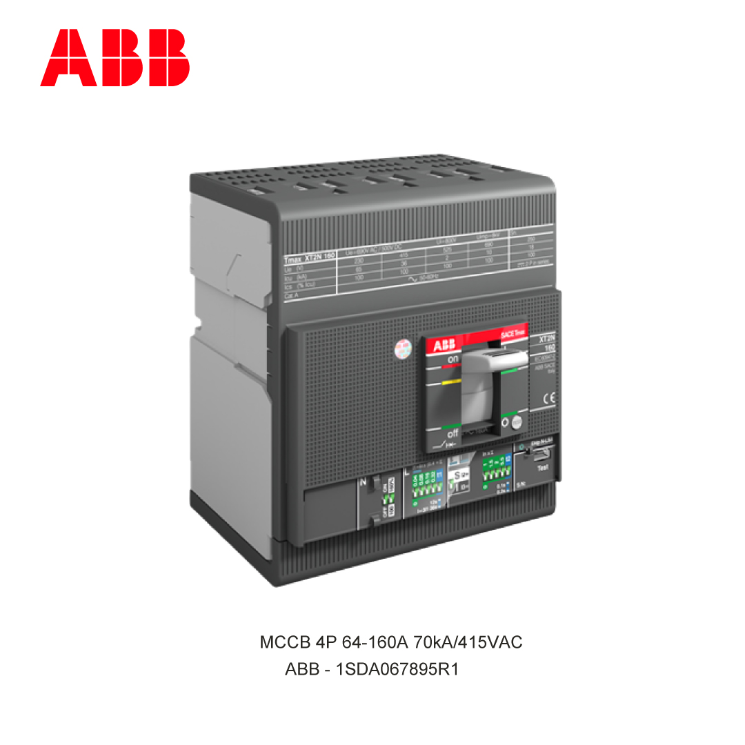 MCCB 4P 64-160A 70kA/415VAC
