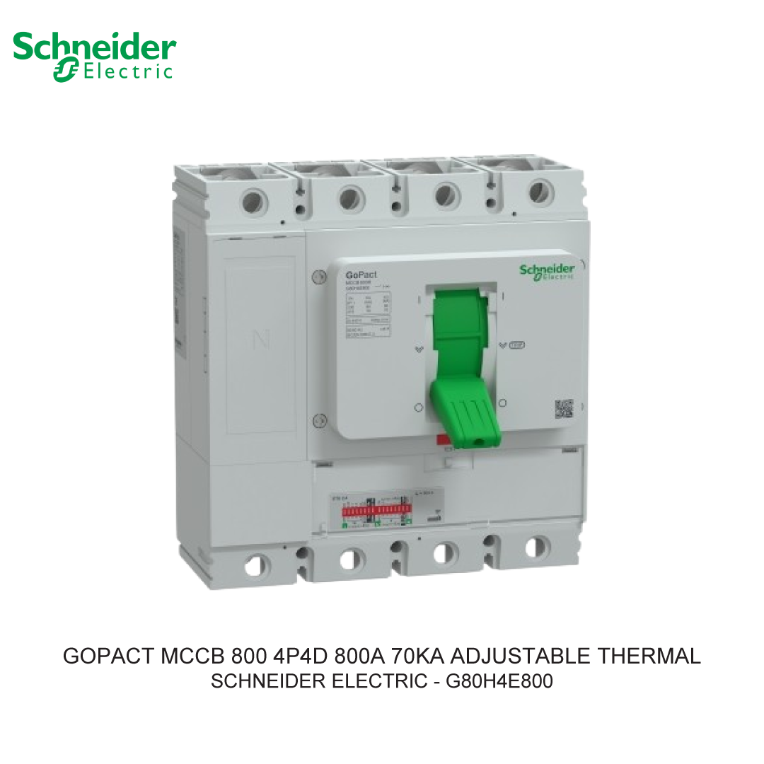 GOPACT MCCB 4P4D 800A 70KA ADJUSTABLE THERMAL