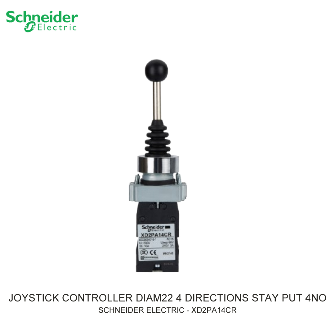 JOYSTICK CONTROLLER DIAM22 4 DIRECTIONS STAY PUT 4NO
