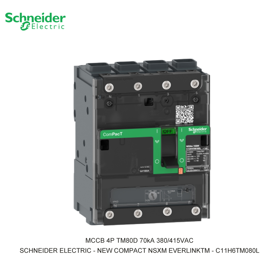 MCCB 4P TM80D 70KA 380/415VAC