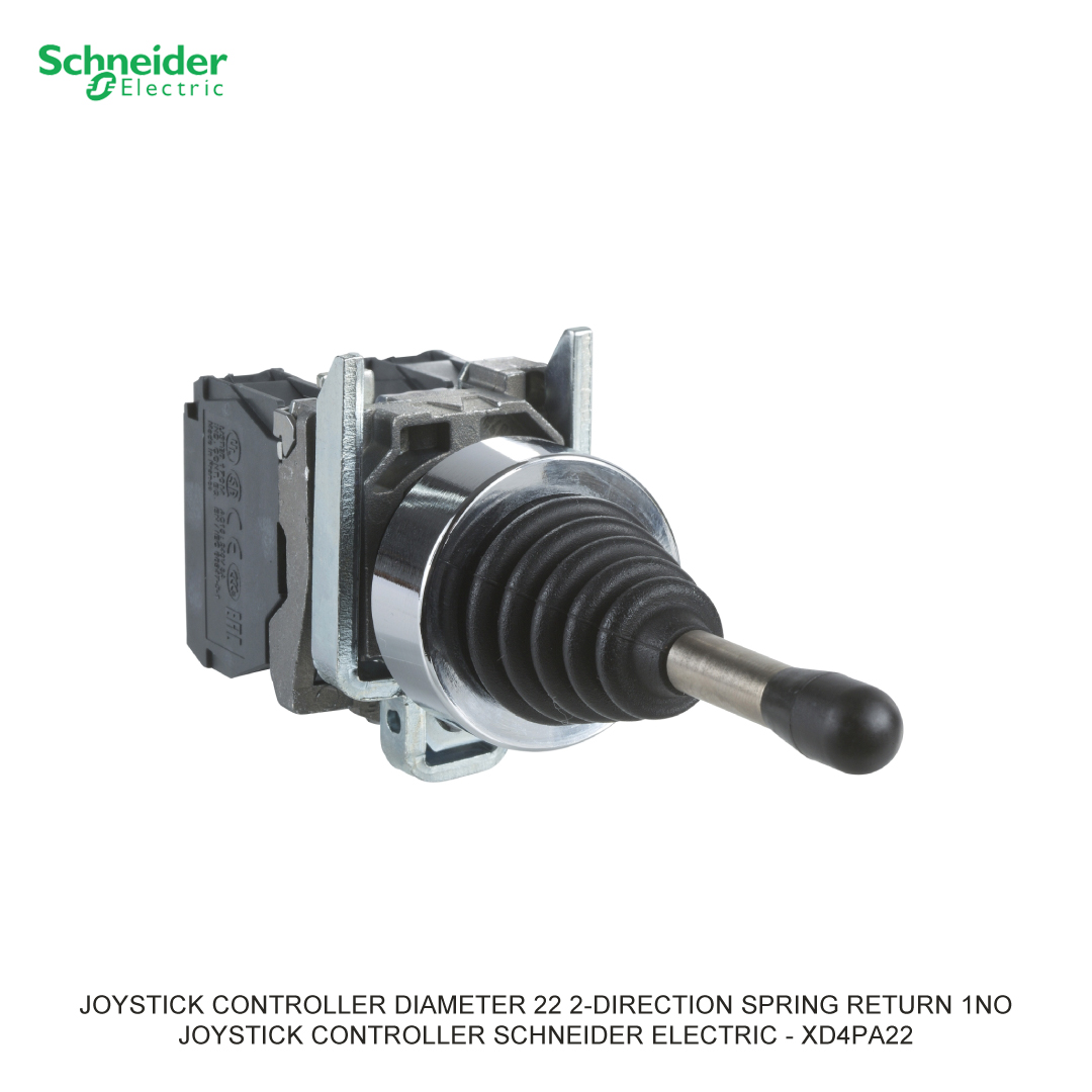 JOYSTICK CONTROLLER DIAMETER 22 2-DIRECTION SPRING RETURN 1NO PER DIRECTION