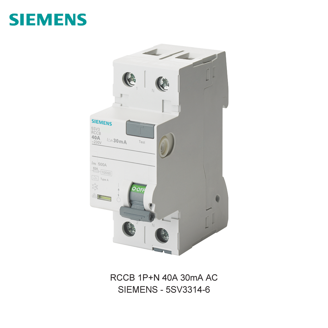 RCCB 1P+N 40A 30mA AC