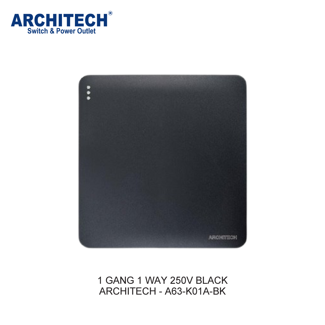 1 GANG 1 ARAH 250V HITAM