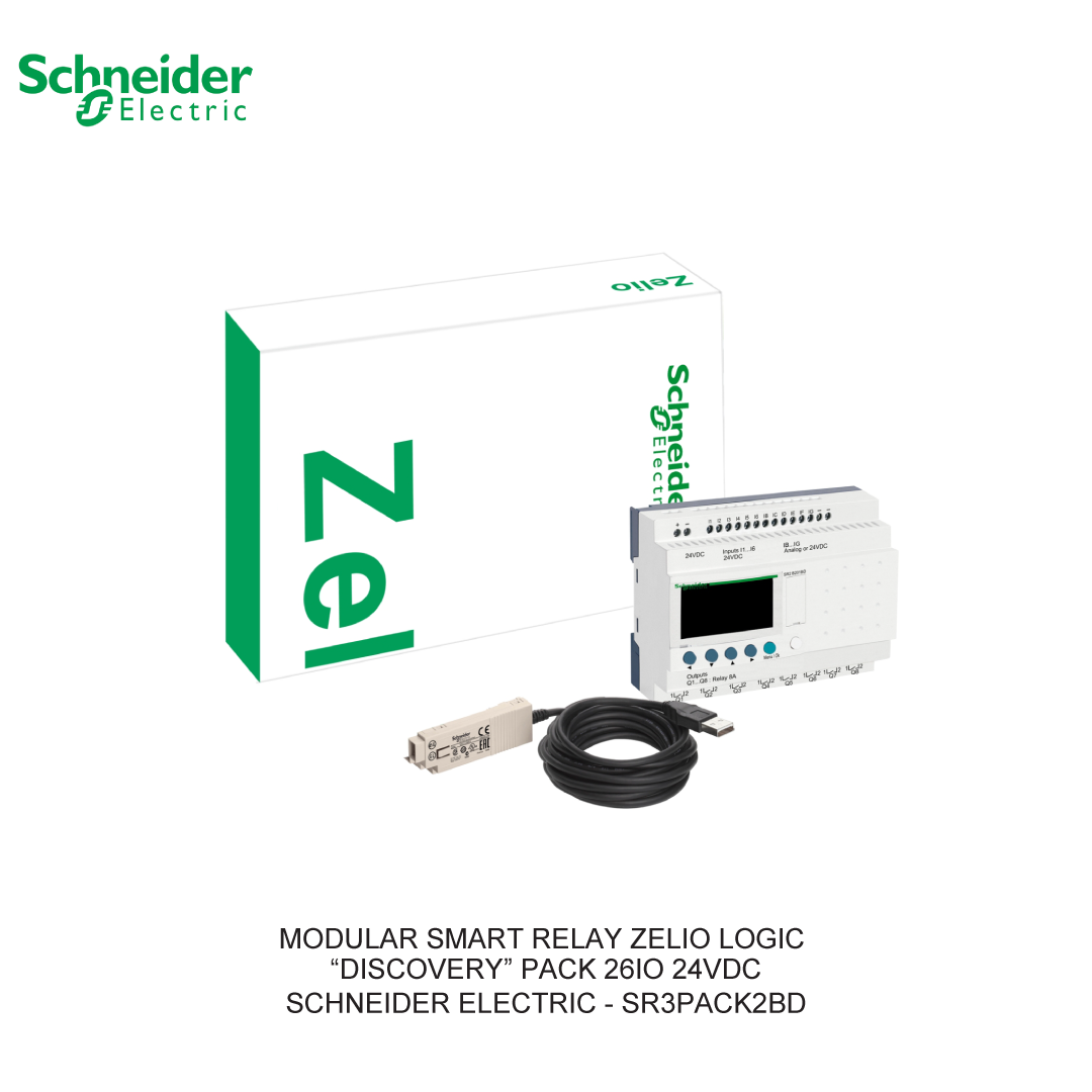 MODULAR SMART RELAY ZELIO LOGIC “DISCOVERY” PACK 26IO 24VDC