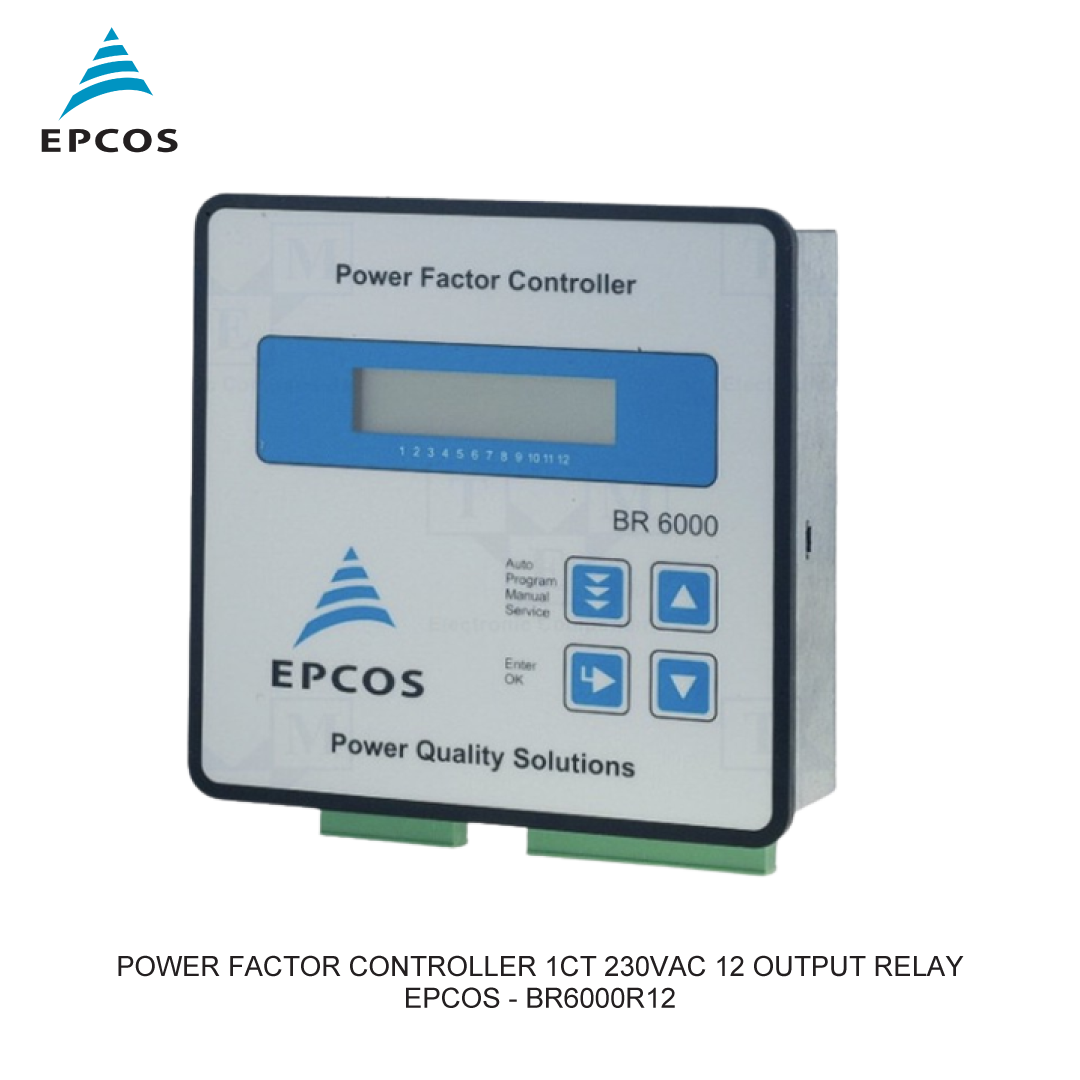 POWER FACTOR CONTROLLER 1CT 230VAC 12 OUTPUT RELAY