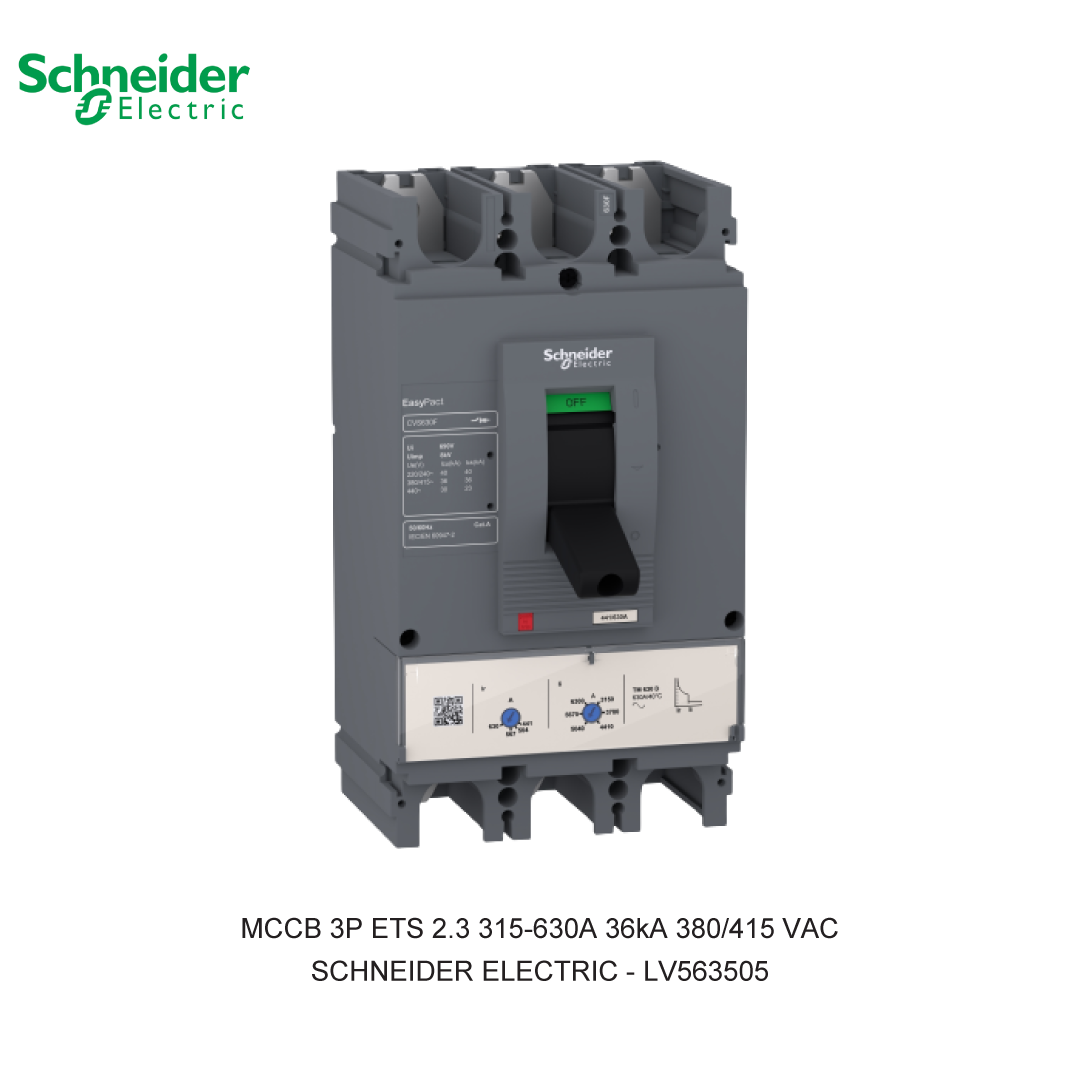 MCCB 3P ETS 2.3 315-630A 36KA 380/415VAC