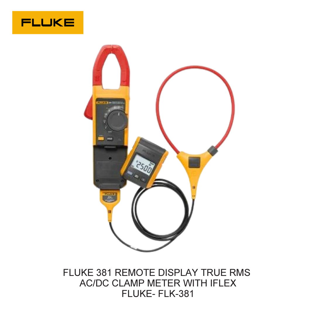 FLUKE 381 REMOTE DISPLAY TRUE RMS AC/DC CLAMP METER WITH IFLEX®