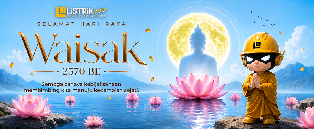 Listrik Kita Mengucapkan Selamat Hari Raya Waisak