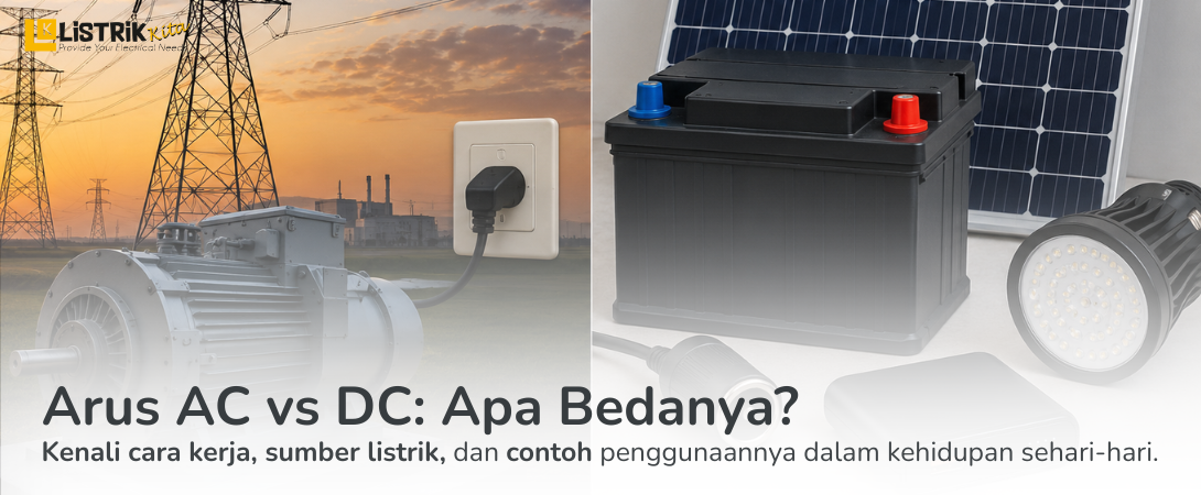 Perbedaan Arus AC dan DC Beserta Contohnya