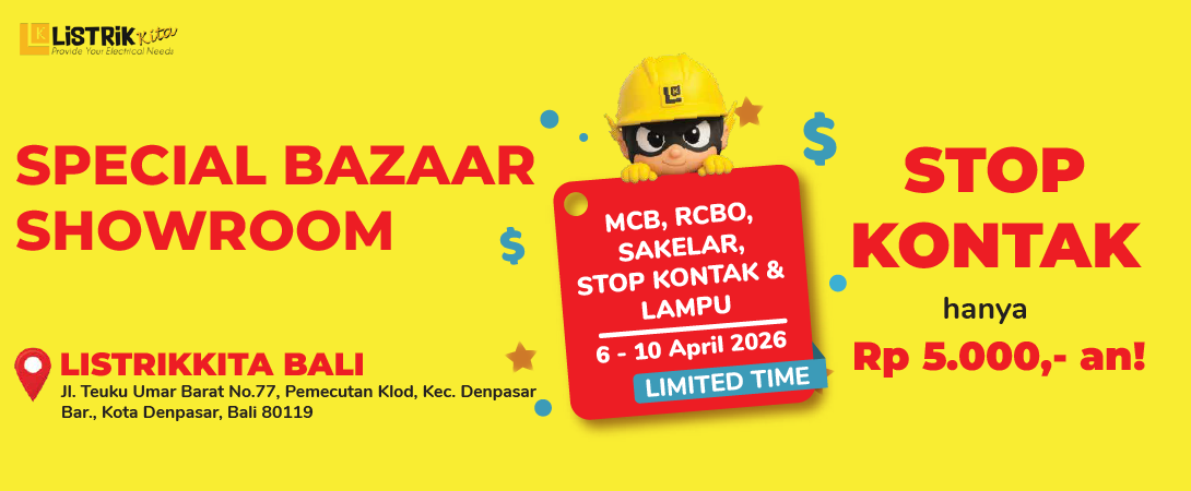 Promo Bazaar Listrik Kita Showroom Bali