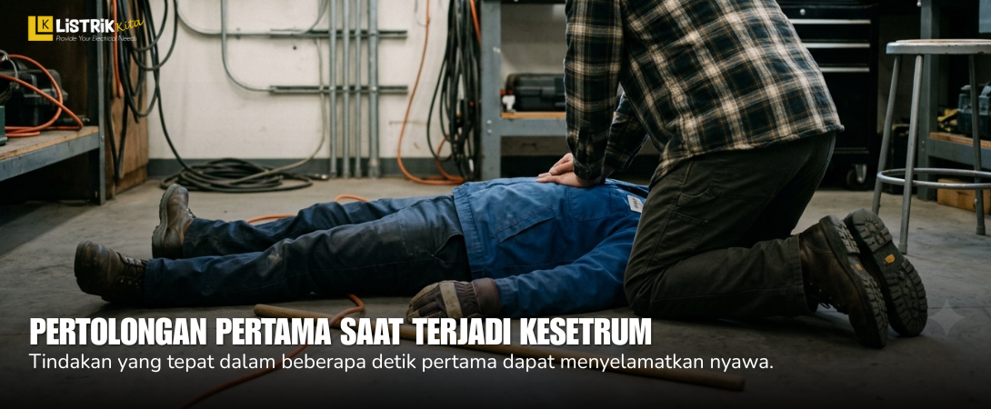 Cara Menolong Korban Kesetrum dengan Aman