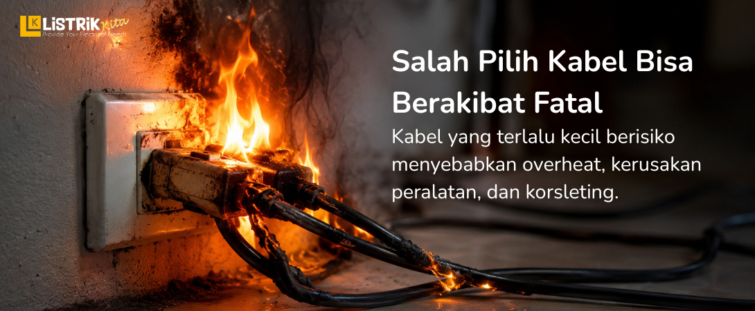Bahaya Kabel Kecil untuk Beban Listrik Besar