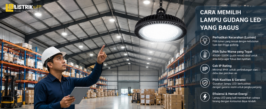 Cara Memilih Lampu Gudang LED yang Bagus
