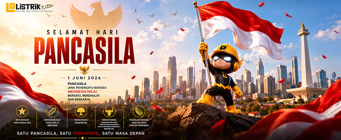Selamat Hari Pancasila 2026 dari Listrik Kita