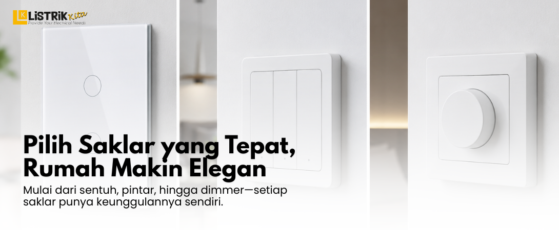 Jenis Saklar Estetik dan Cara Memilihnya