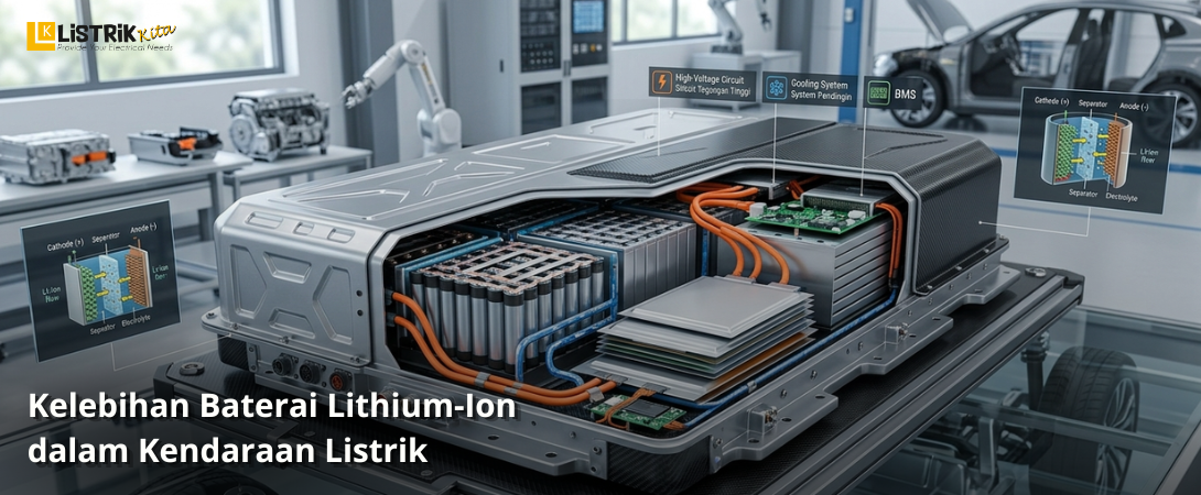 5 Kelebihan Baterai Lithium-Ion untuk Kendaraan Listrik