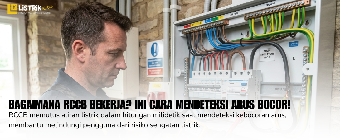 Prinsip Kerja RCCB dan Cara Mendeteksi Arus Bocor