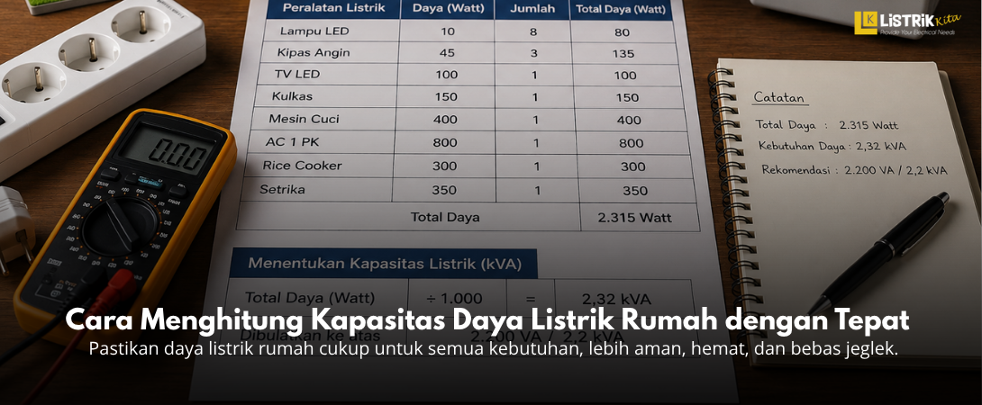 Cara Menghitung Kapasitas Daya Listrik Rumah