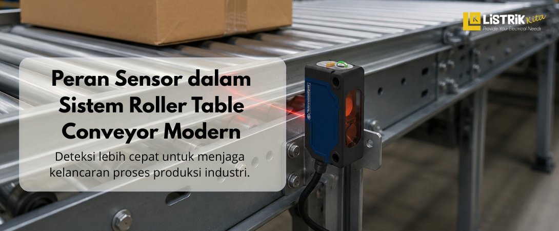 Mengapa Sensor Penting pada Roller Table Conveyor?