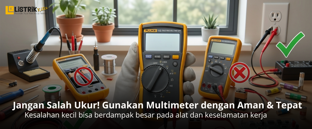 Cara Menghindari Kesalahan Saat Pakai Multimeter