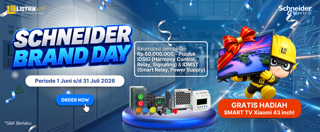 Schneider Brand Day Berhadiah Smart TV Xiaomi