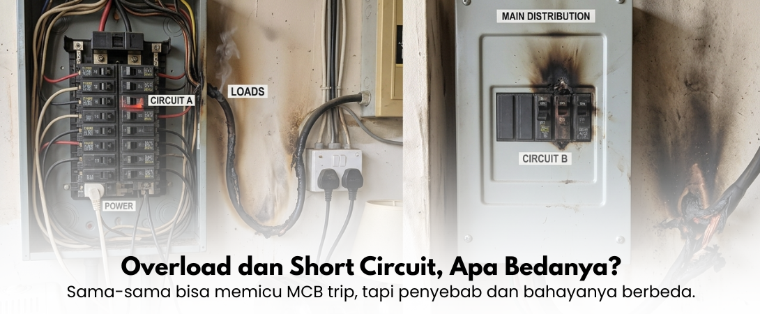 Perbedaan Overload dan Short Circuit