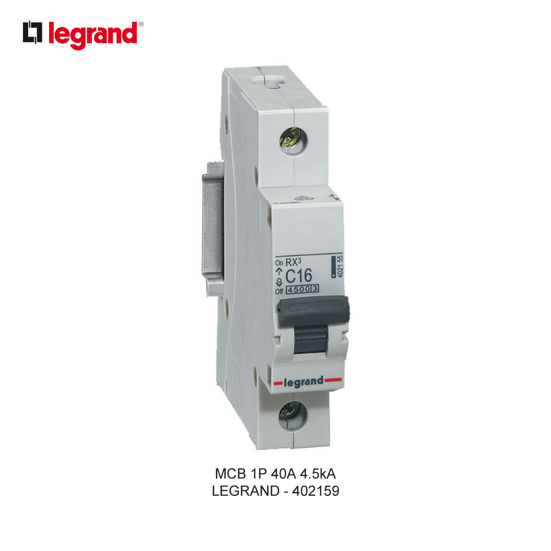 MCB 1P 40A 4.5kA