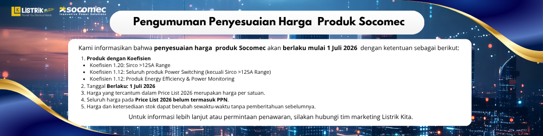 PENGUMUMAN PENYESUAIAN HARGA SOCOMEC 2026