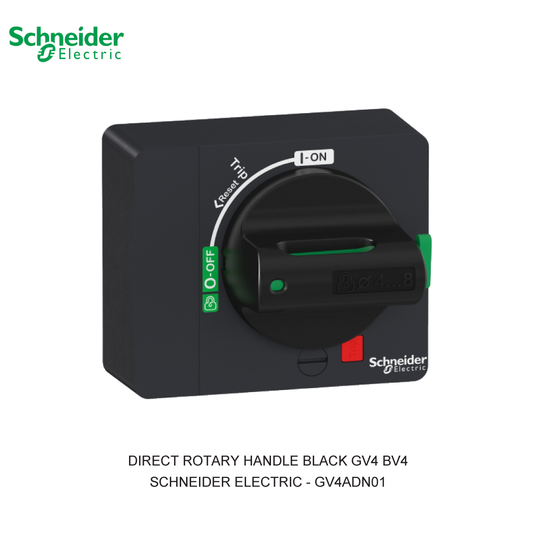 DIRECT ROTARY HANDLE BLACK GV4 BV4