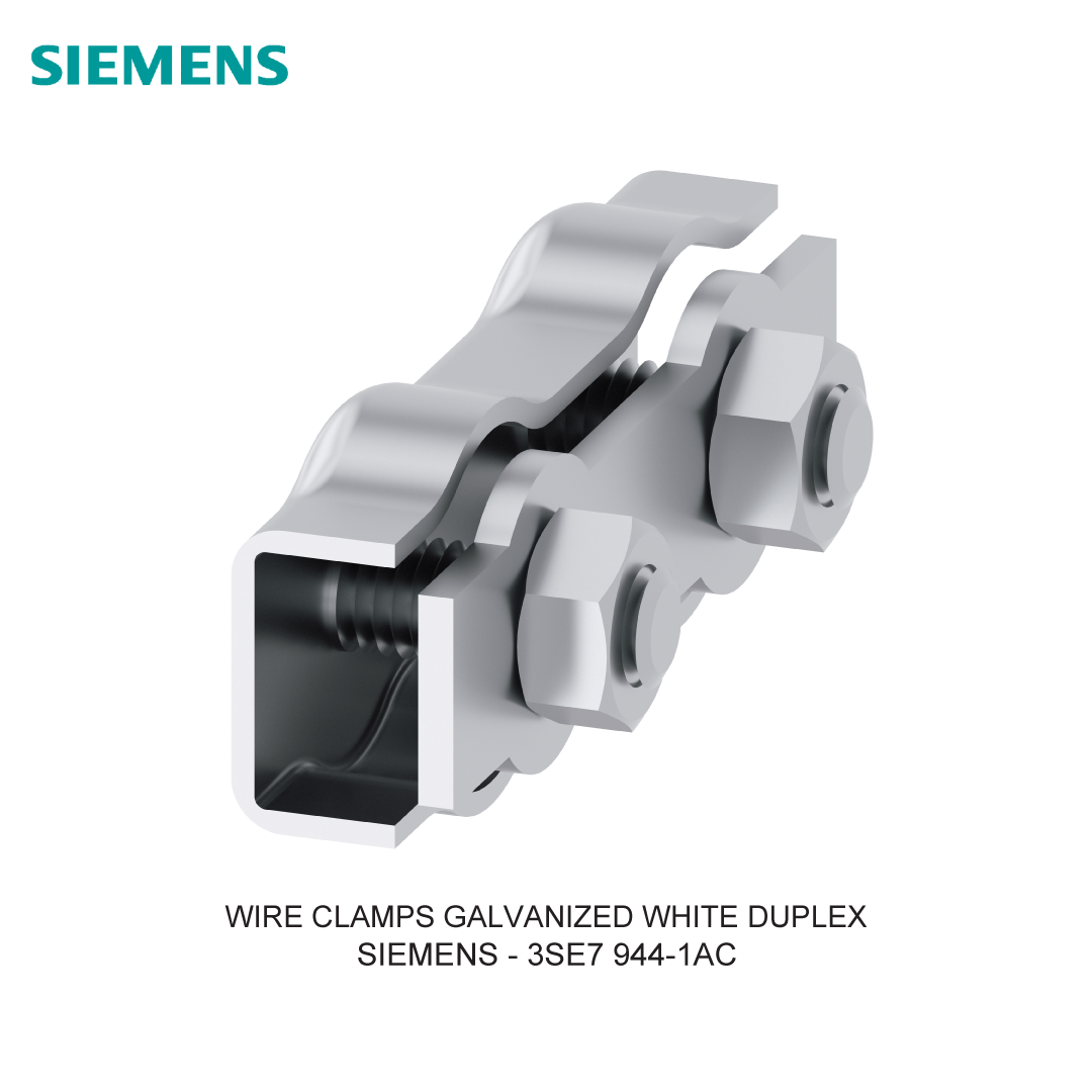 WIRE CLAMPS GALVANIZED WHITE DUPLEX