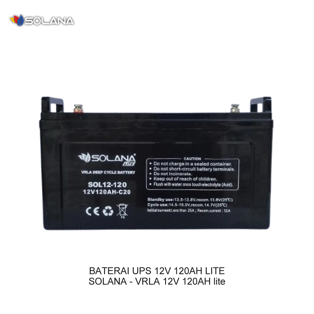 BATERAI UPS 12V 120AH LITE