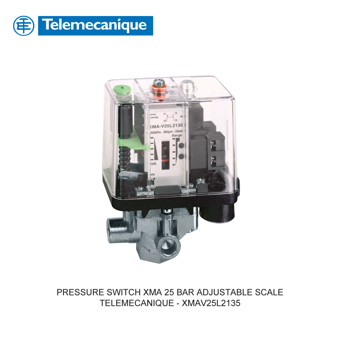 PRESSURE SWITCH XMA 25 BAR ADJUSTABLE SCALE