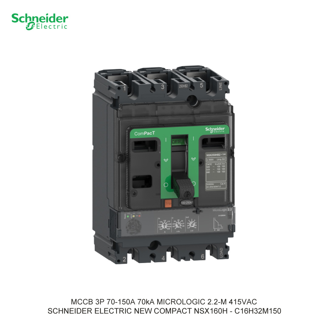 MCCB 3P 70-150A 70KA MICROLOGIC 2.2-M 415VAC