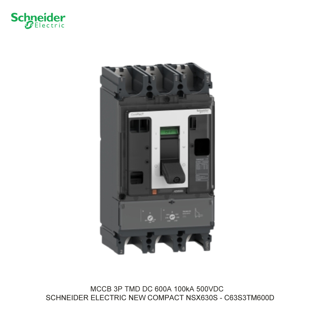 MCCB 3P TMD DC 600A 100KA 500VDC