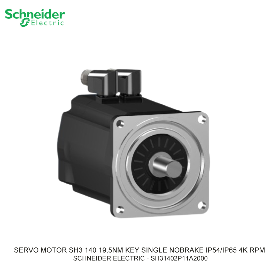 SERVO MOTOR SH3 140 19,5NM KEY SINGLE NOBRAKE IP54/IP65 4K RPM