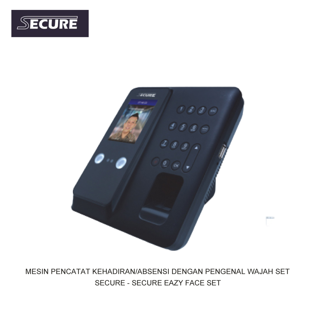 MESIN PENCATAT KEHADIRAN/ABSENSI DENGAN PENGENAL WAJAH SET