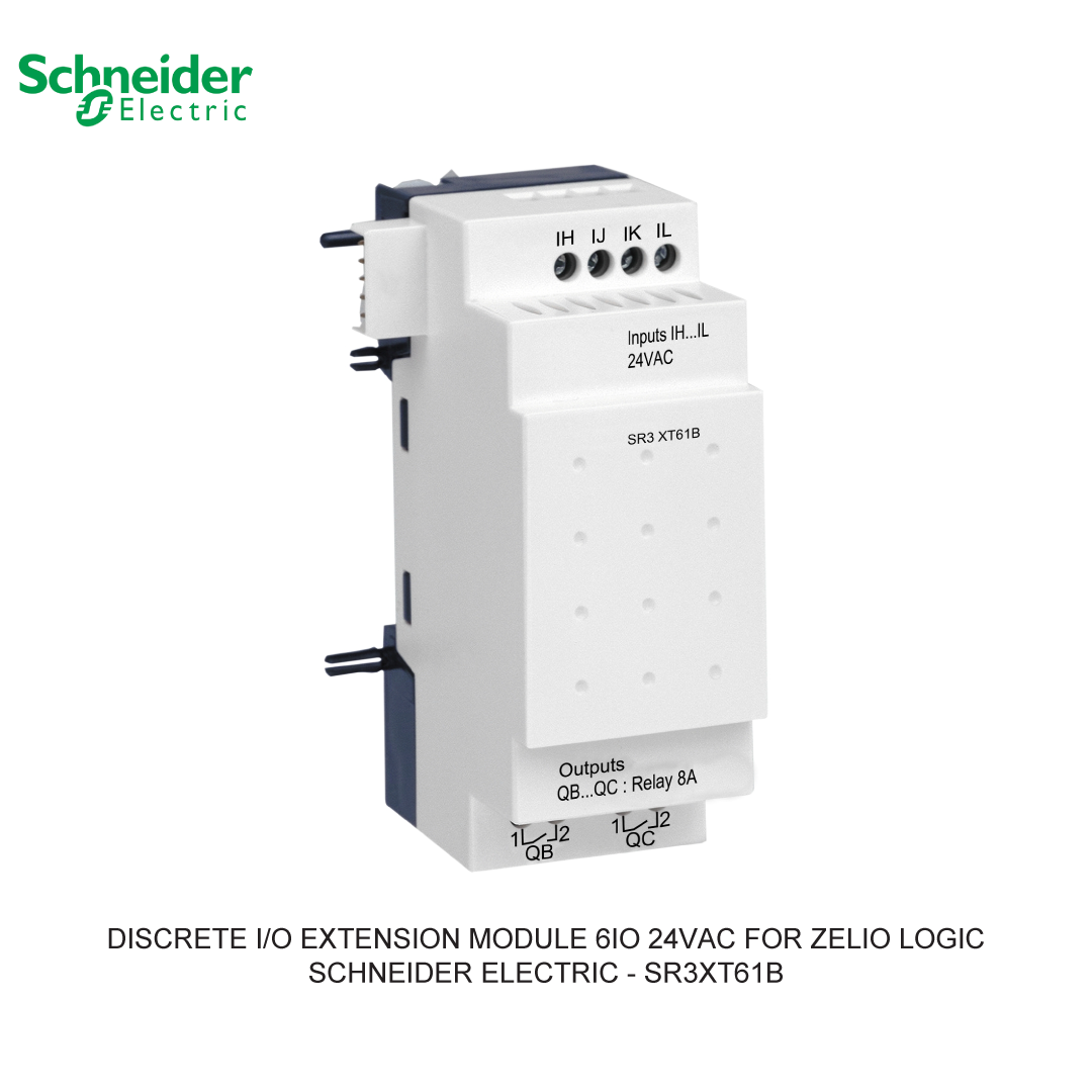 DISCRETE I/O EXTENSION MODULE 6IO 24VAC FOR ZELIO LOGIC