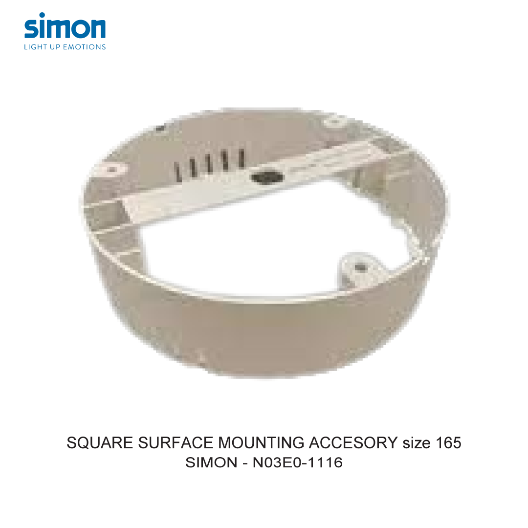 SIMON SQUARE SURFACE MOUNTING ACCESORY size 165