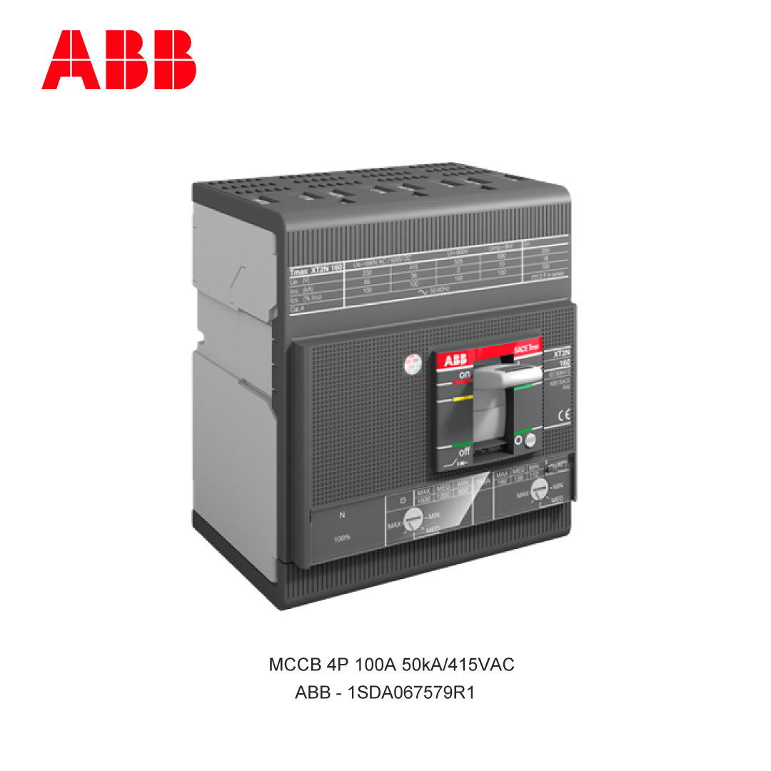 MCCB 4P 100A 50kA/415VAC
