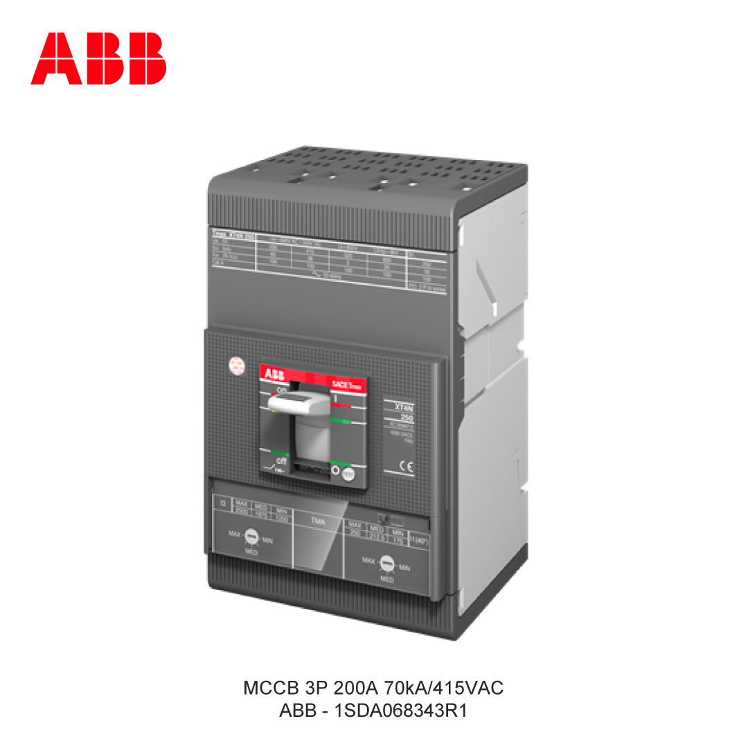 MCCB 3P 200A 70kA/415VAC