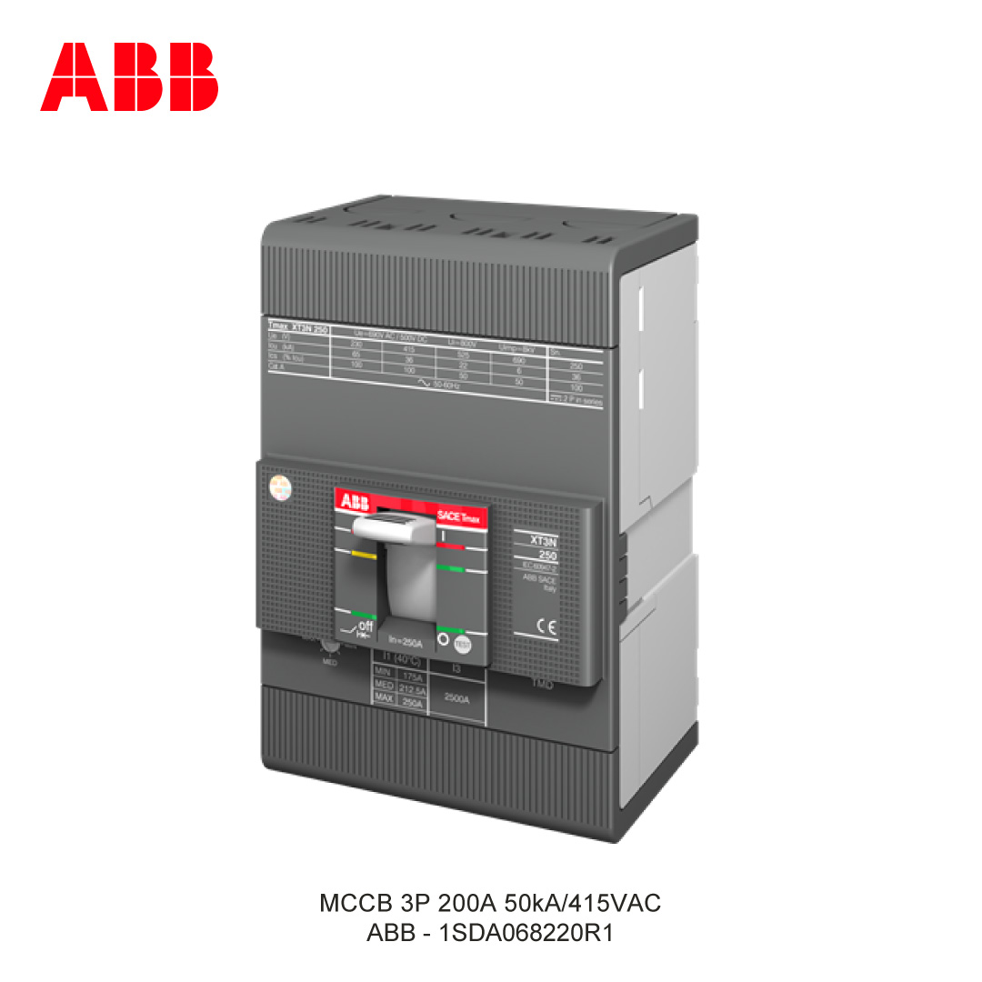 MCCB 3P 200A 50kA/415VAC