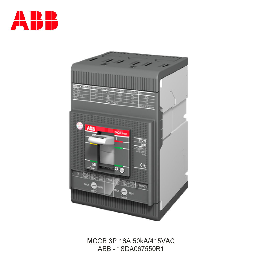 MCCB 3P 16A 50kA/415VAC