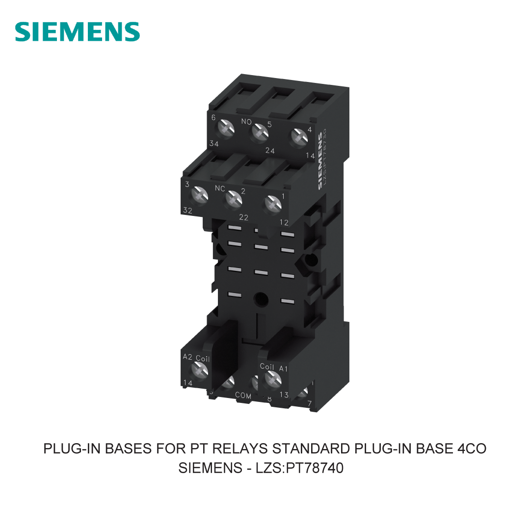 PLUG-IN BASES FOR PT RELAYS STANDARD PLUG-IN BASE 4CO