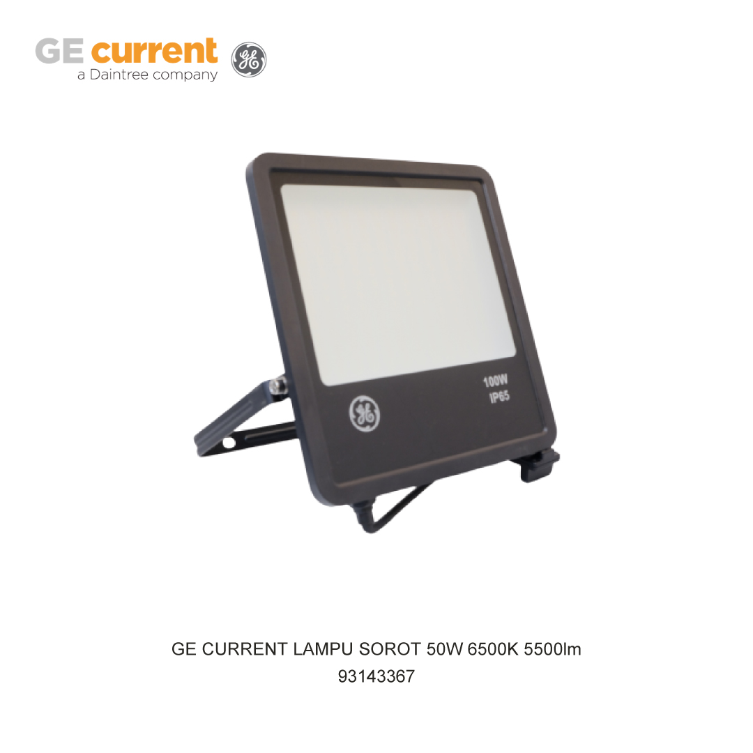 GE CURRENT LAMPU SOROT 50W 6500K 5500lm